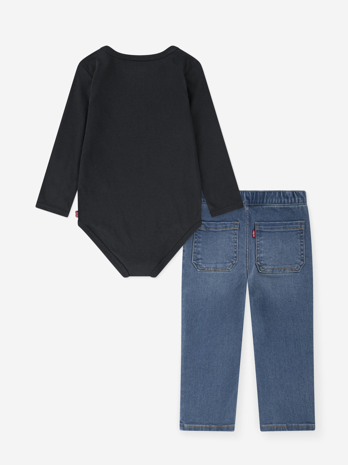 Levi's Baby Boys Bear Jeans Set in Black