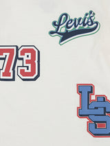 Levi's Baby Boys Long Sleeve Logo T-Shirt in Ivory