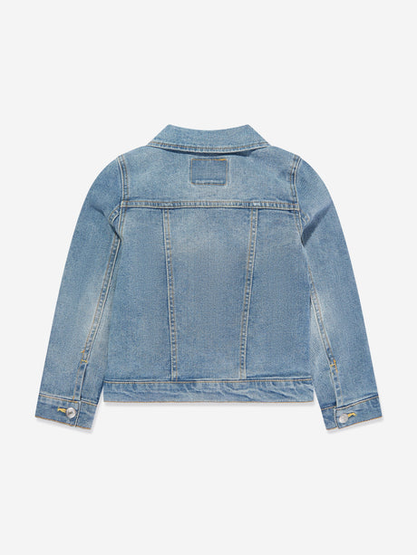 Levi's Girls Stretch Trucker Jacket in Blue