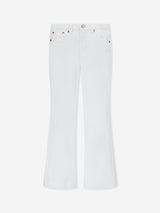 Levi's Girls 726 High Rise Flare Jeans in Ivory