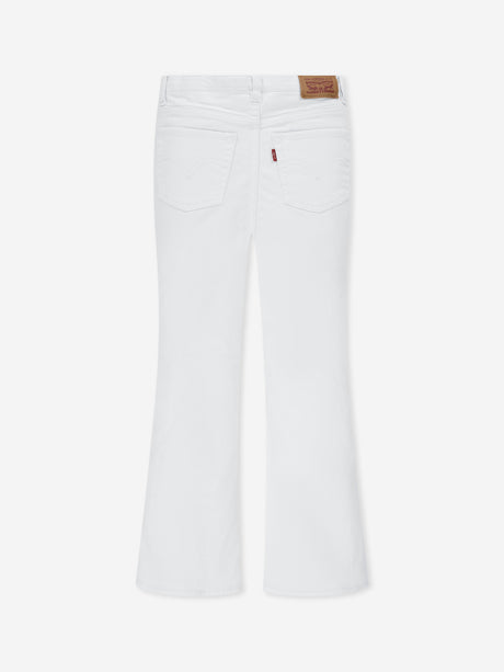 Levi's Girls 726 High Rise Flare Jeans in Ivory