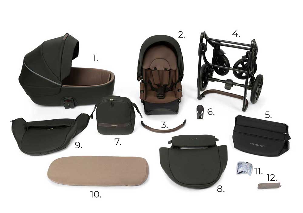 Noordi Luno All Trails 2in1 Pram