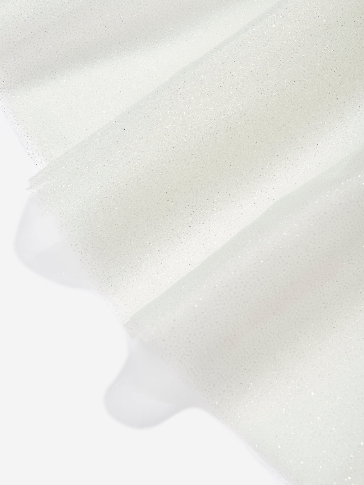 Mama Luma Girls Long Tulle Skirt in White
