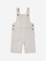 Mininio Baby Dungaree and T-Shirt Set in Beige
