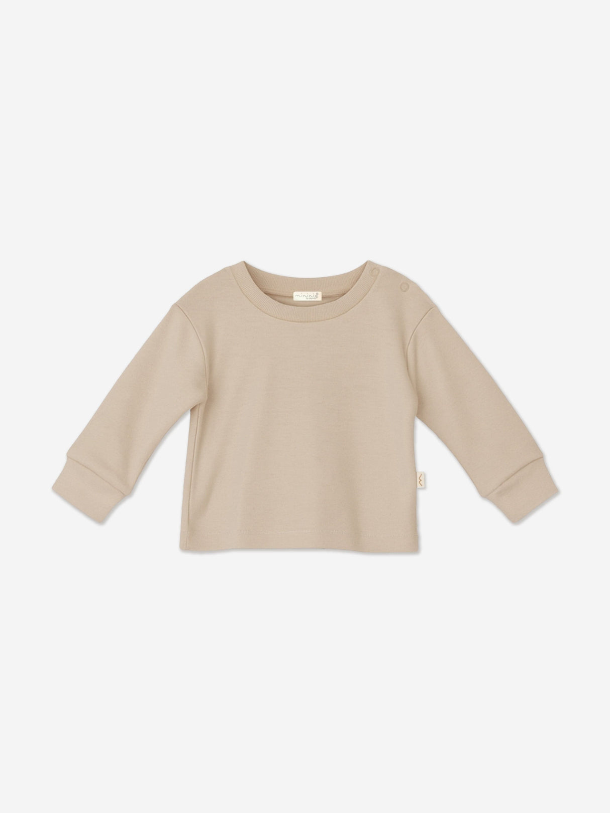 Mininio Baby Organic Cotton Trouser Set in Beige