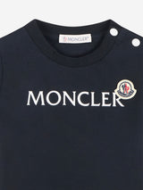 Moncler Enfant Baby Boys Logo T-Shirt in Navy