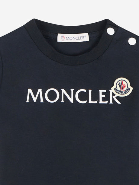 Moncler Enfant Baby Boys Logo T-Shirt in Navy