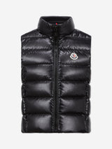 Moncler Enfant Girls Down Padded Ghany Gilet in Black