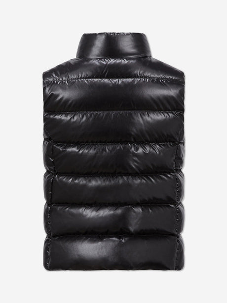 Moncler Enfant Girls Down Padded Ghany Gilet in Black