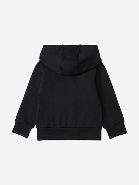 Moncler Enfant Kids Logo Hoodie in Black