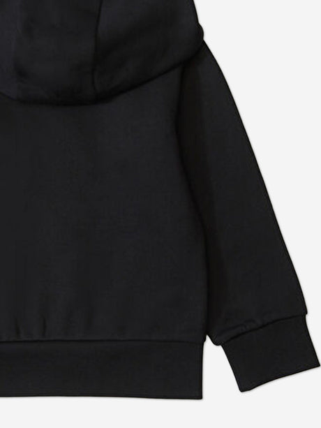 Moncler Enfant Kids Logo Hoodie in Black