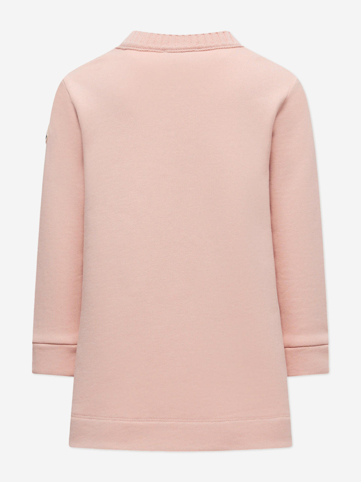 Moncler Enfant Girls Branded Sweater Dress in Pink