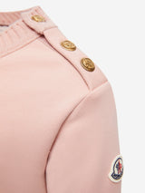 Moncler Enfant Girls Branded Sweater Dress in Pink