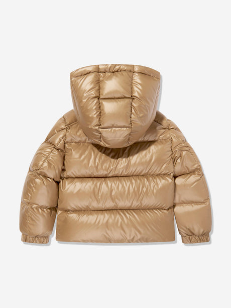 Moncler Enfant Kids Yule Down Padded Jacket in Beige