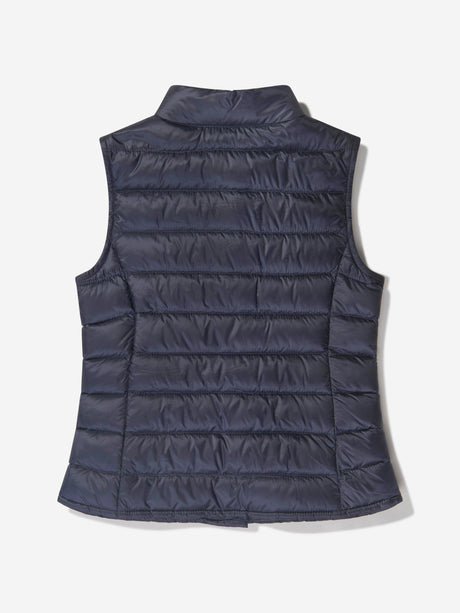 Moncler Enfant Girls Down Padded Liane Gilet in Navy