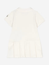 Moncler Enfant Baby Girls Polo Dress in Ivory