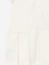 Moncler Enfant Baby Girls Polo Dress in Ivory