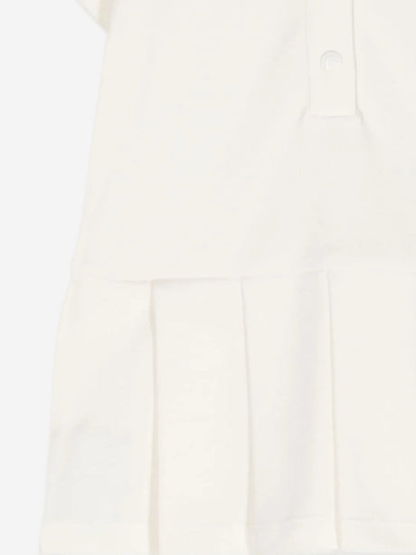 Moncler Enfant Baby Girls Polo Dress in Ivory