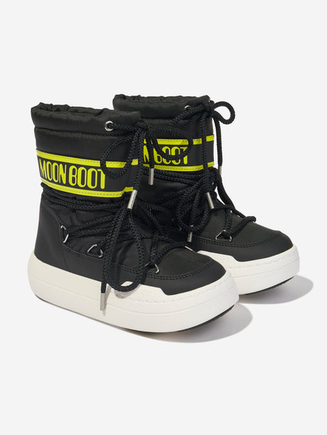 Moon Boot Kids JR Park Boots in Black
