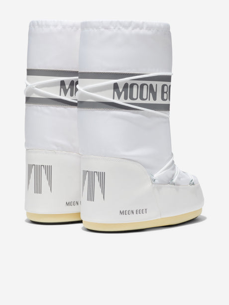 Moon Boot Kids Icon Boots in White