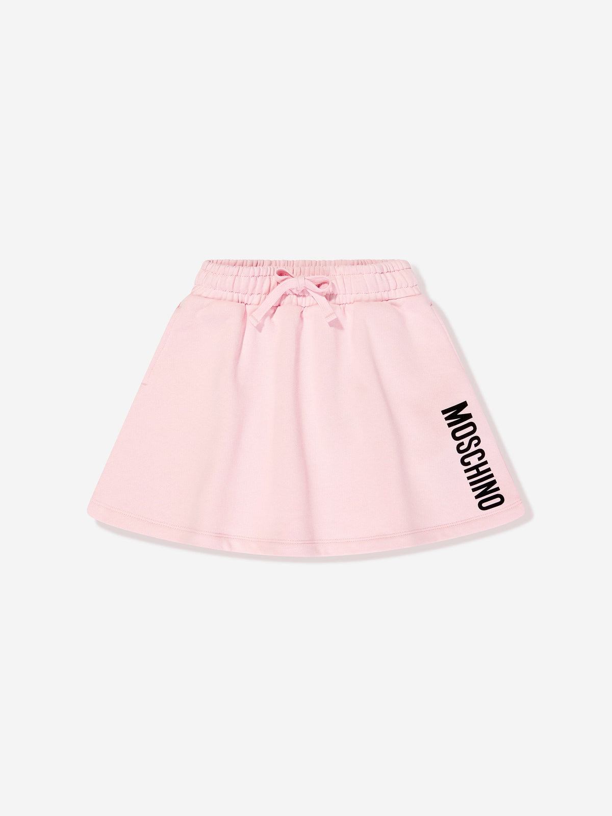 Moschino Girls Pink Logo Skirt