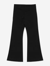 Moschino Girls Bell Bottom Joggers in Black