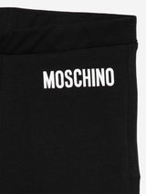 Moschino Girls Bell Bottom Joggers in Black