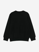 Moschino Kids Logo Sweatshirt in Black