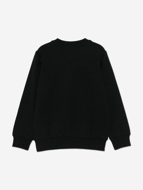 Moschino Kids Logo Sweatshirt in Black