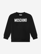 Moschino Kids Logo Tracksuit in Black