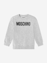 Moschino Kids Logo Tracksuit in Grey
