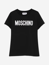 Moschino Kids Logo T-Shirt in Black