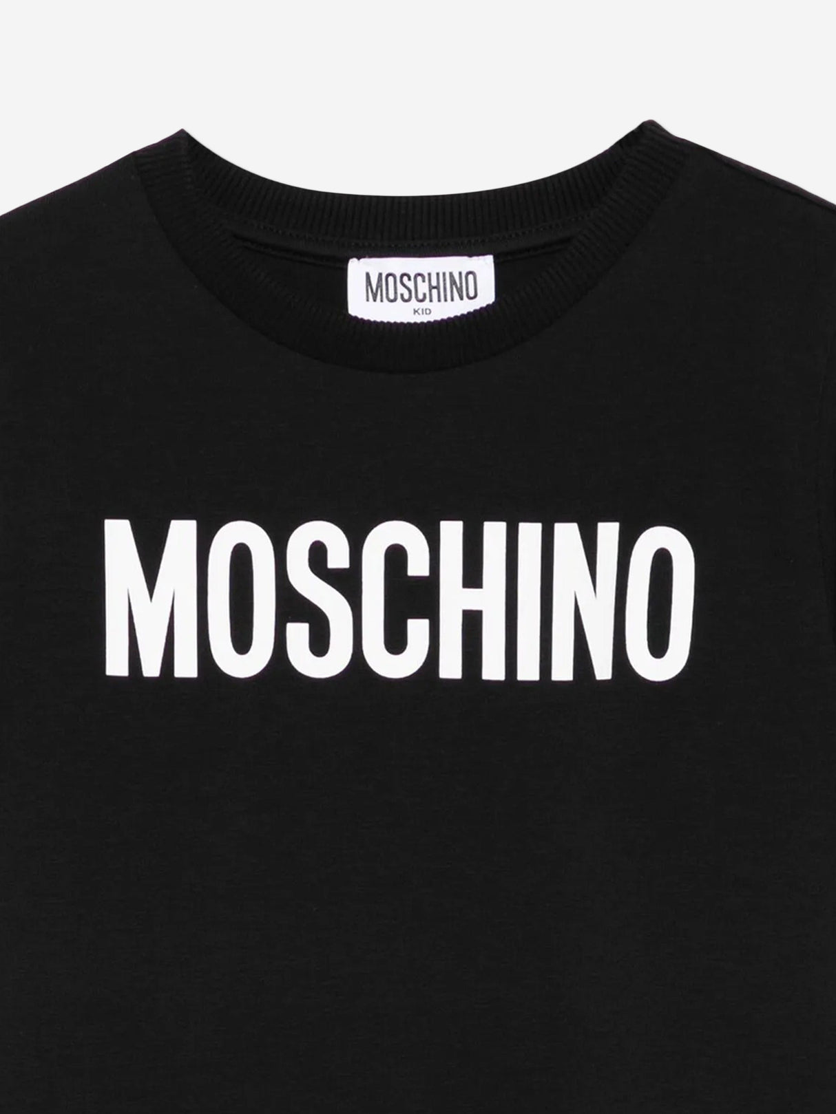Moschino Kids Logo T-Shirt in Black