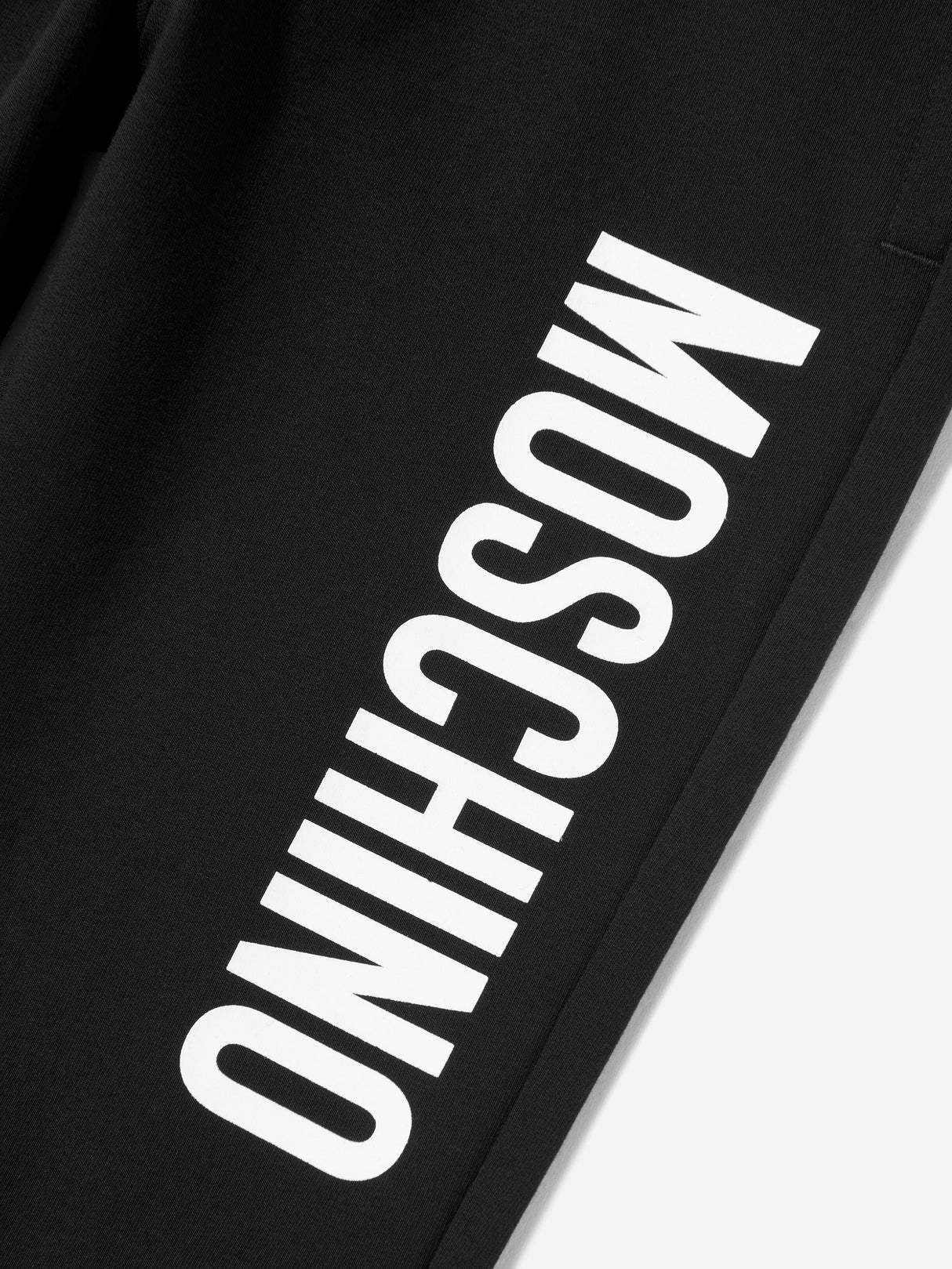 Moschino Kids Logo Joggers in Black
