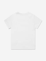 Moschino Kids Logo Print T-Shirt in White