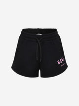 MSGM Girls Logo Shorts in Black