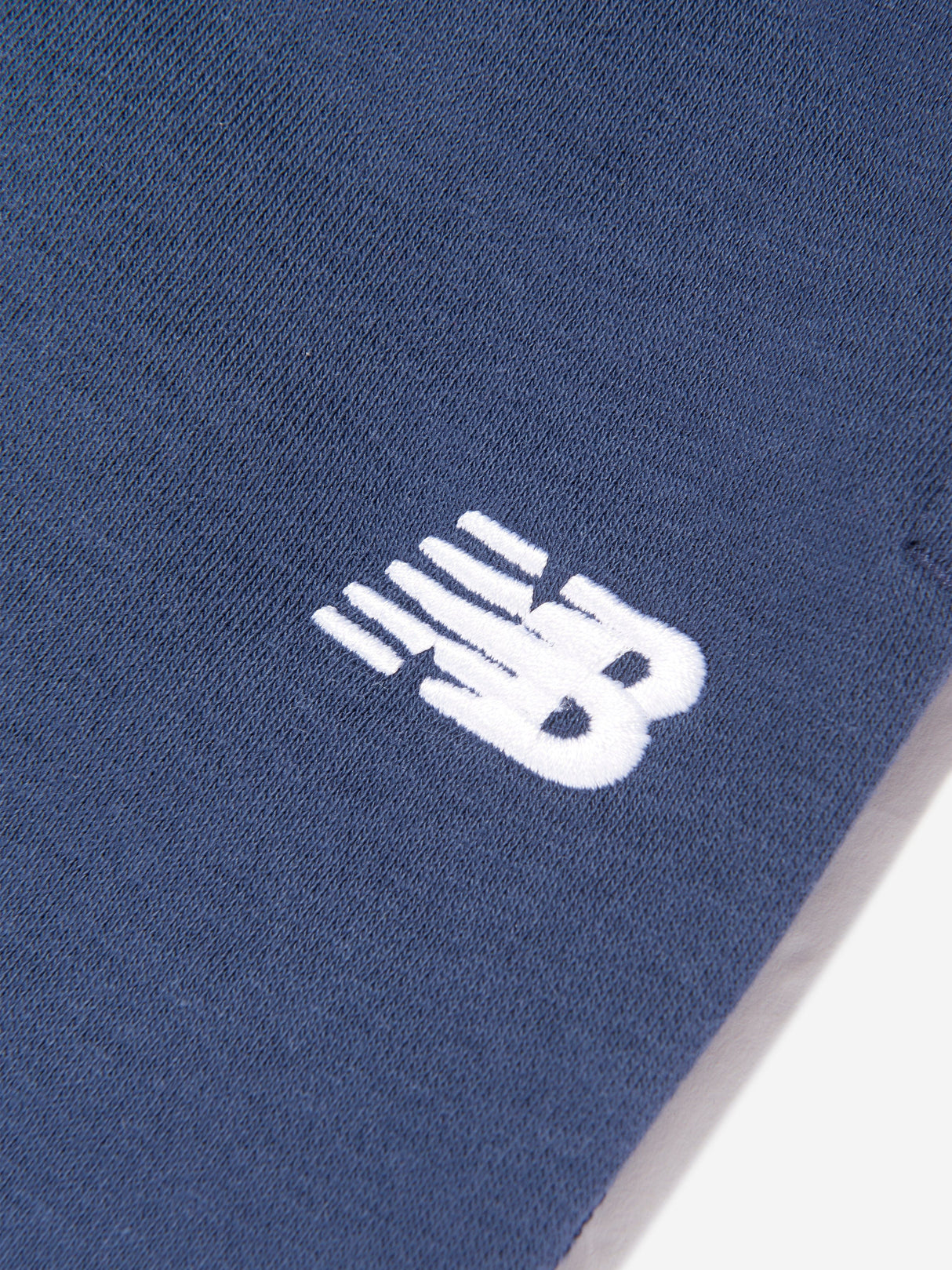 New Balance Boys Brush Back Small Logo Joggers in Navy