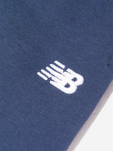 New Balance Boys Brush Back Small Logo Joggers in Navy