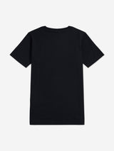 New Balance Boys Jersey Stacked Logo T-Shirt in Black