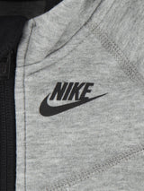 Nike Baby Tech Fleece Hooded Coverall in Grey