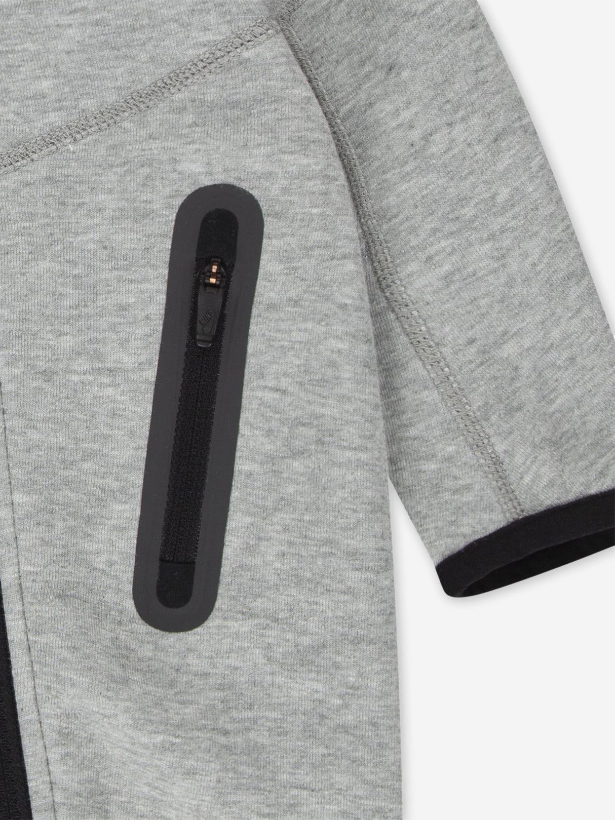 Nike Baby Tech Fleece Hooded Coverall in Grey
