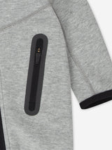 Nike Baby Tech Fleece Hooded Coverall in Grey