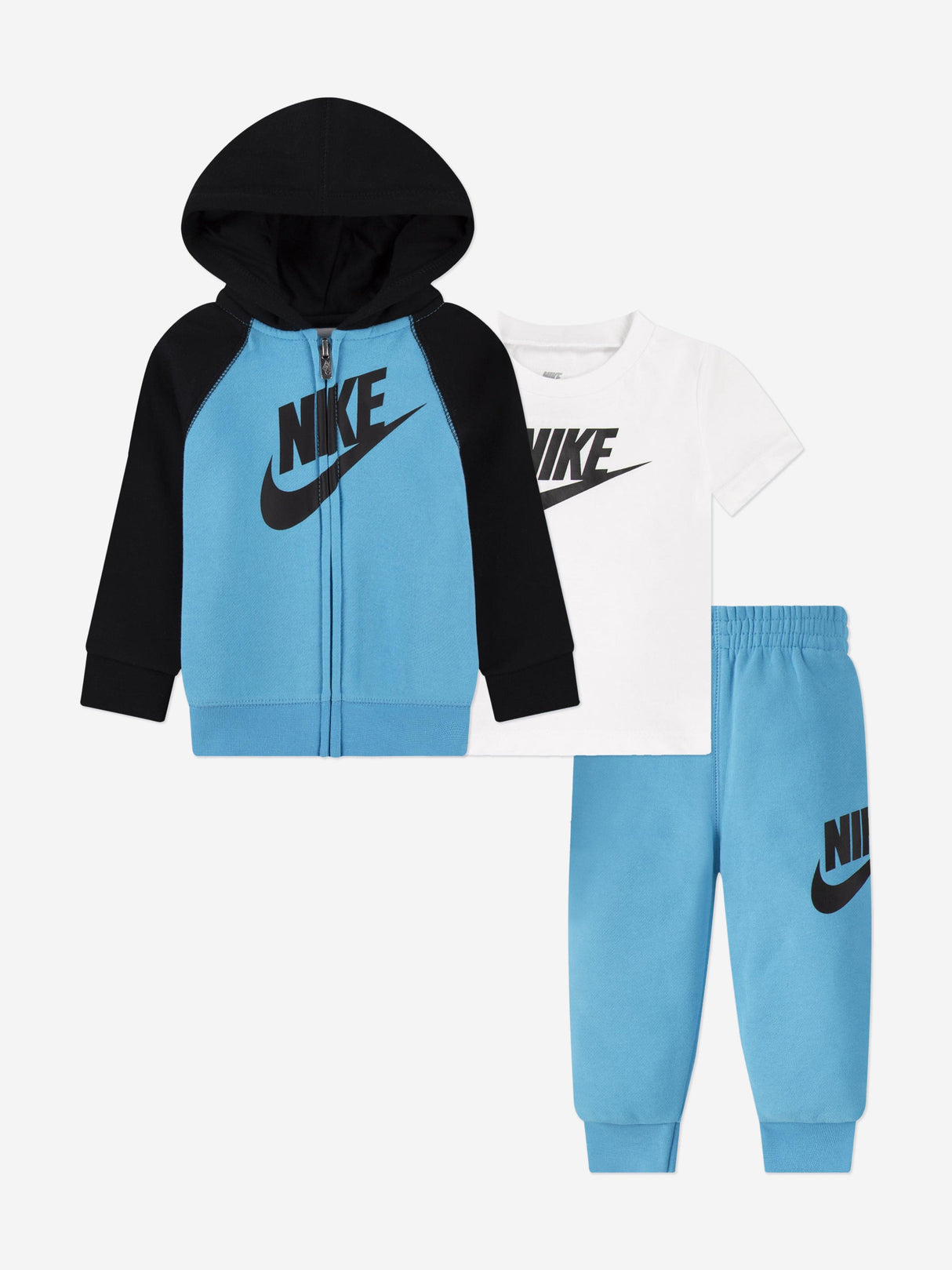 Nike Boys 3 Piece Tracksuit Set in Blue