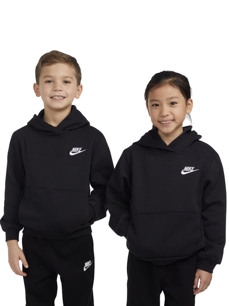 Nike Kids NSW Club Fleece Hoodie in Black