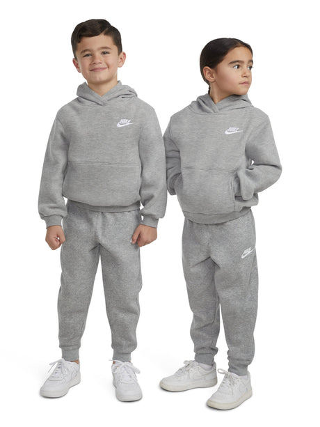 Nike Kids NSW Club Fleece Hoodie in Grey