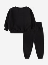 Nike Kids Essential Fleece Tracksuit in Black