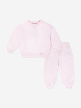 Nike Kids Essential Fleece Tracksuit in Pink