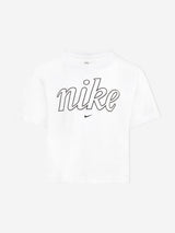 Nike Girls GX Star Boxy T-Shirt in White