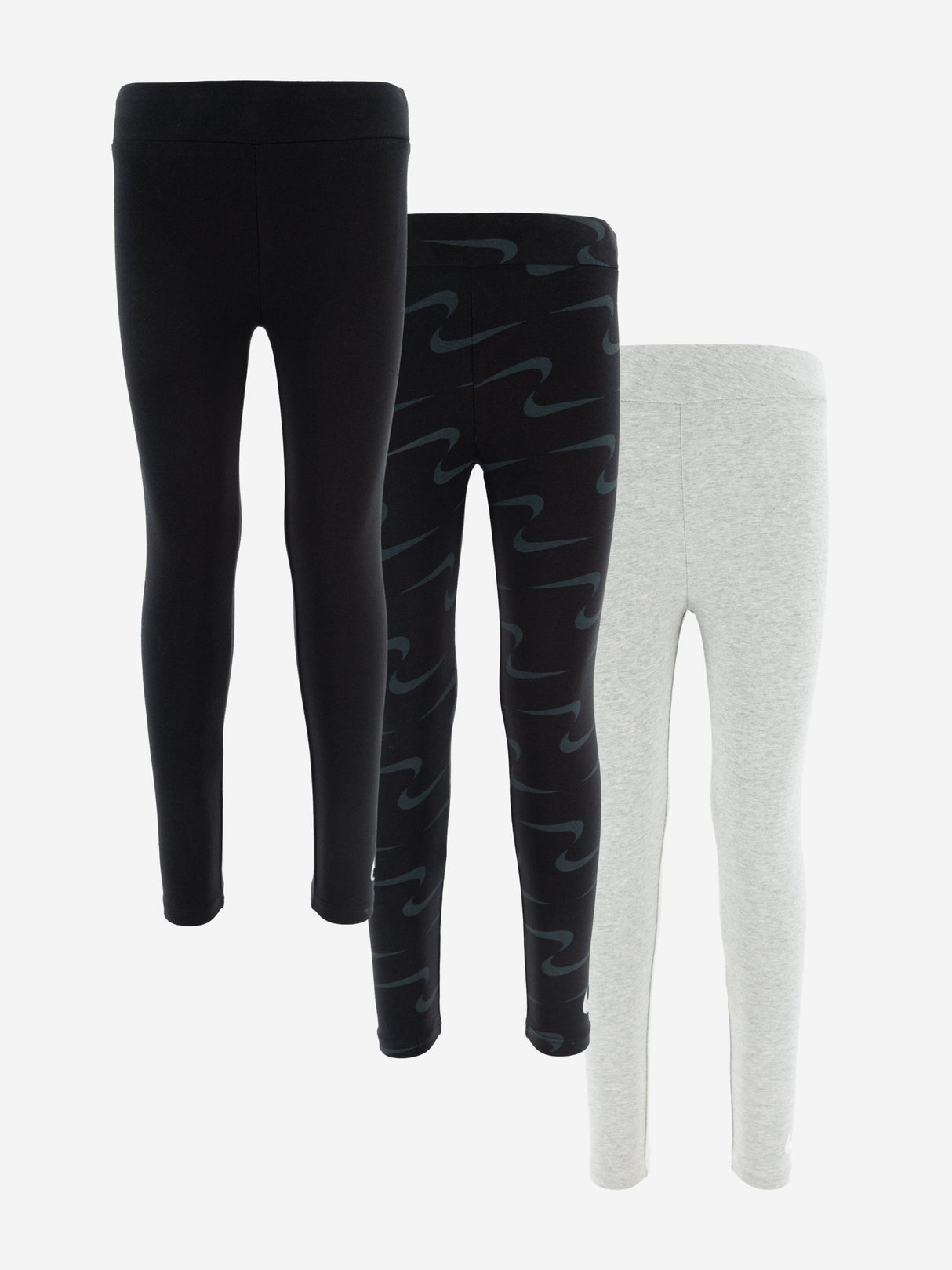 Nike Girls 3 Pack Legging Set in Black