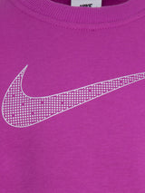 Nike Girls Shine Sweatshirt in Purple